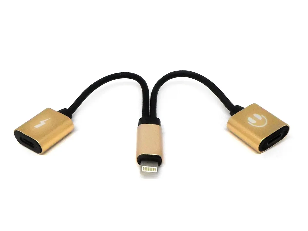 Переходник разветвитель Lightning для наушников и зарядки JBC041 (ID ...