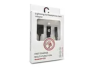 Перехідник розгалужувач Lightning для навушників та зарядки MY026, фото 3