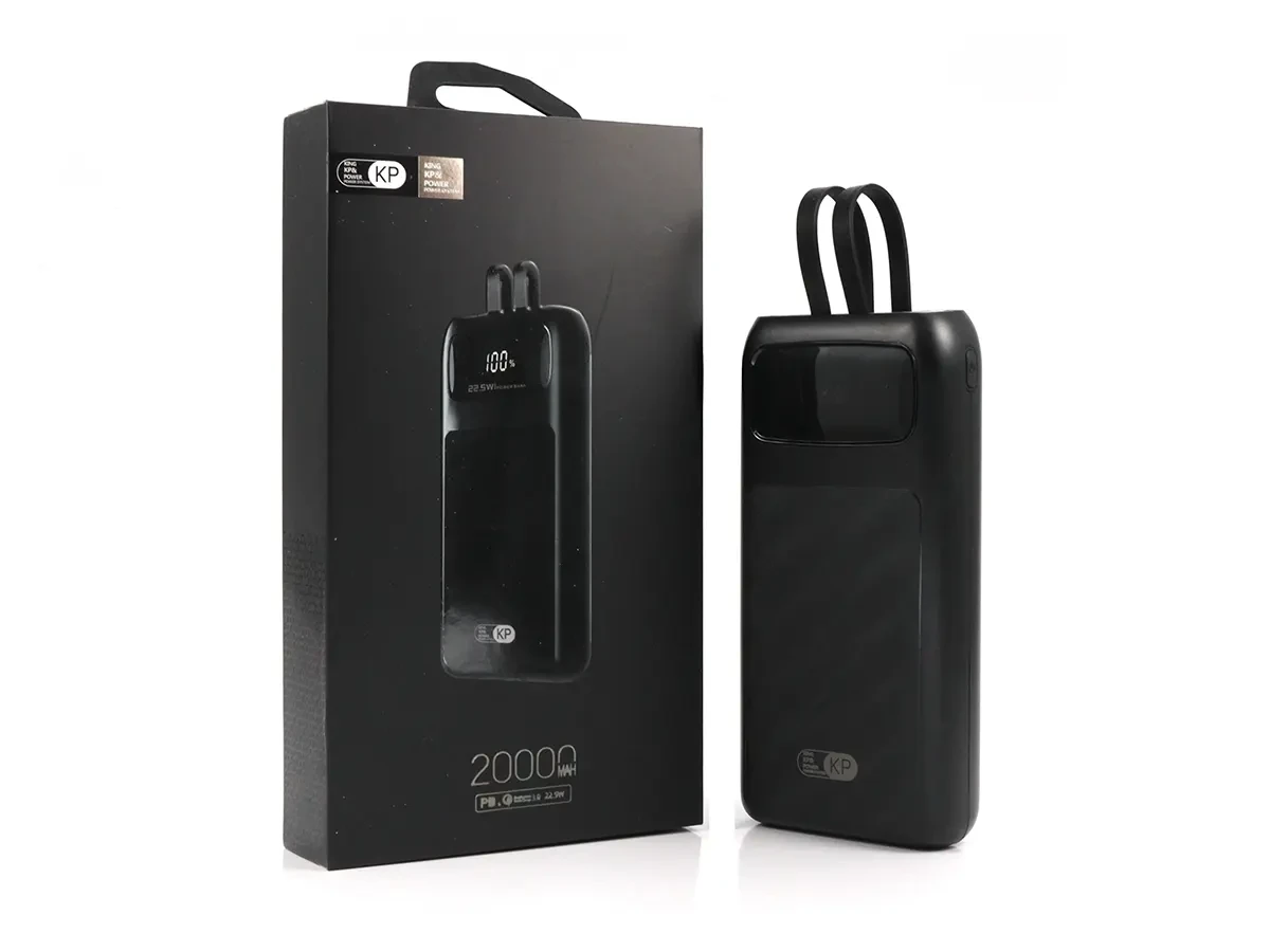 Зовнішній акумулятор (power bank) 20000мАг KP KP-26