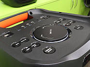 Акустична переносна колонка ZXX-5512 60Вт 8" 71х33х32см USB/SD/FM/BT/2MIC/ДК, фото 5