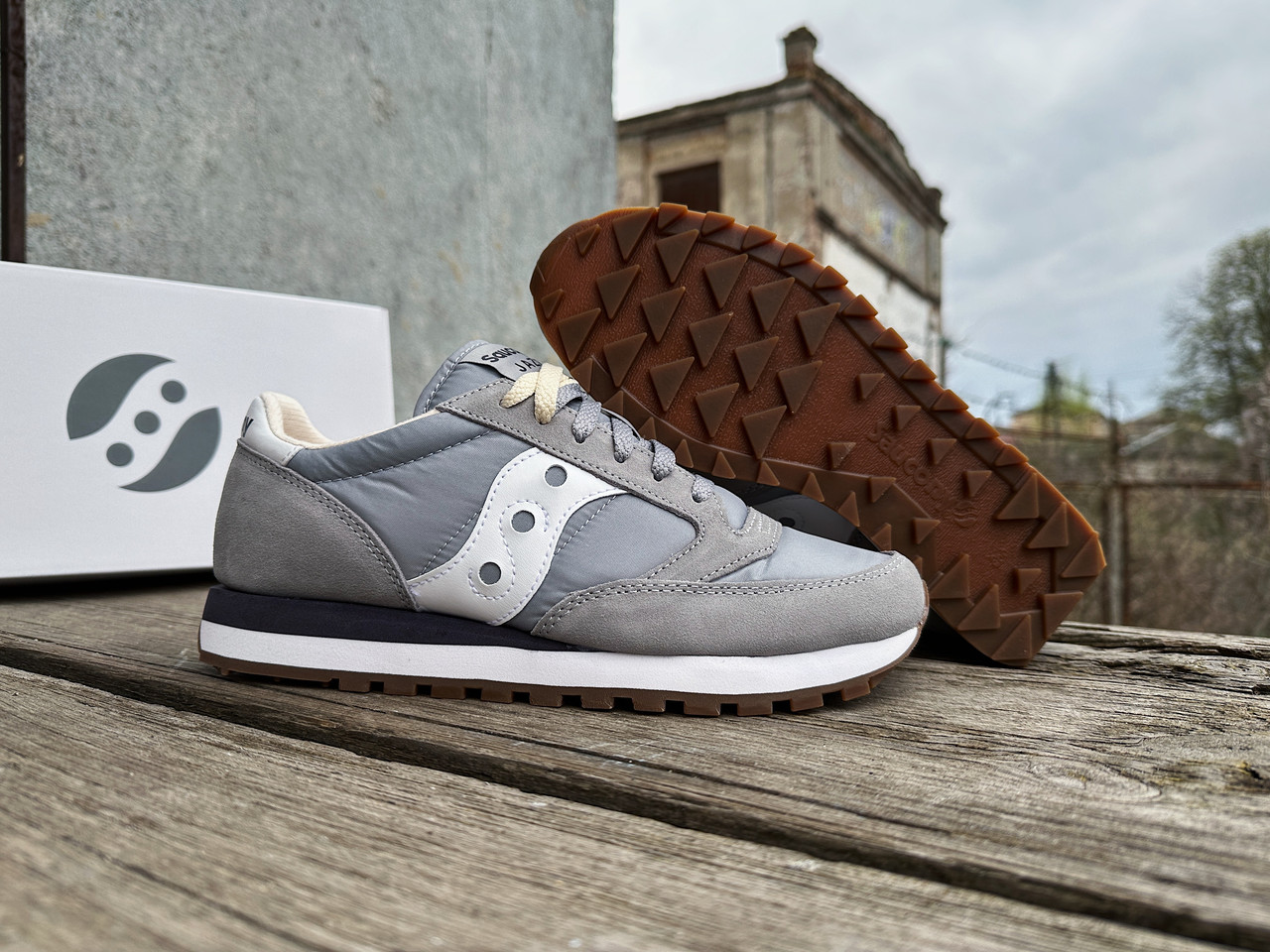 Чоловічі кросівки Saucony Jazz Original 2044-664s Grey White сірі Оригінал