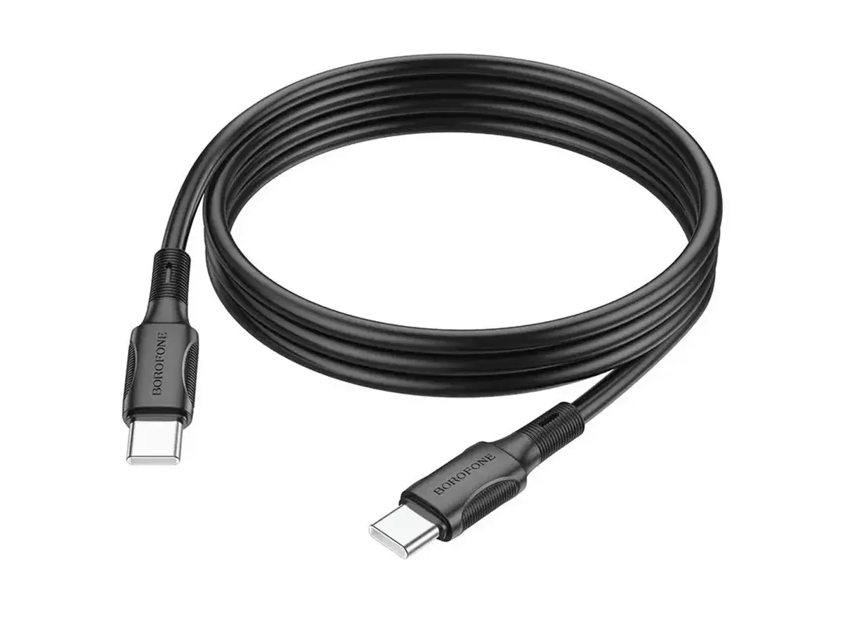 Міцний кабель Type-C - Type-C 60Вт Borofone BX80 Succeed