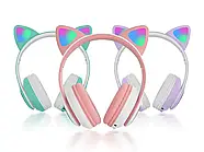 Бездротові навушники LED з котячими вушками Bluetooth STN-28, фото 3