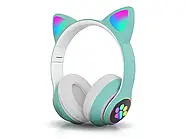 Бездротові навушники LED з котячими вушками Bluetooth STN-28, фото 2