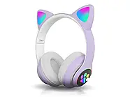 Бездротові навушники LED з котячими вушками Bluetooth STN-28, фото 5