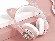 Бездротові навушники LED з котячими вушками Bluetooth STN-28, фото 6