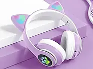 Бездротові навушники LED з котячими вушками Bluetooth STN-28, фото 7