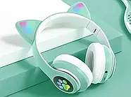 Бездротові навушники LED з котячими вушками Bluetooth STN-28, фото 8