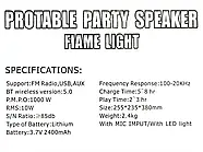 Колонка музична портативна Bluetooth RX-8133, фото 3