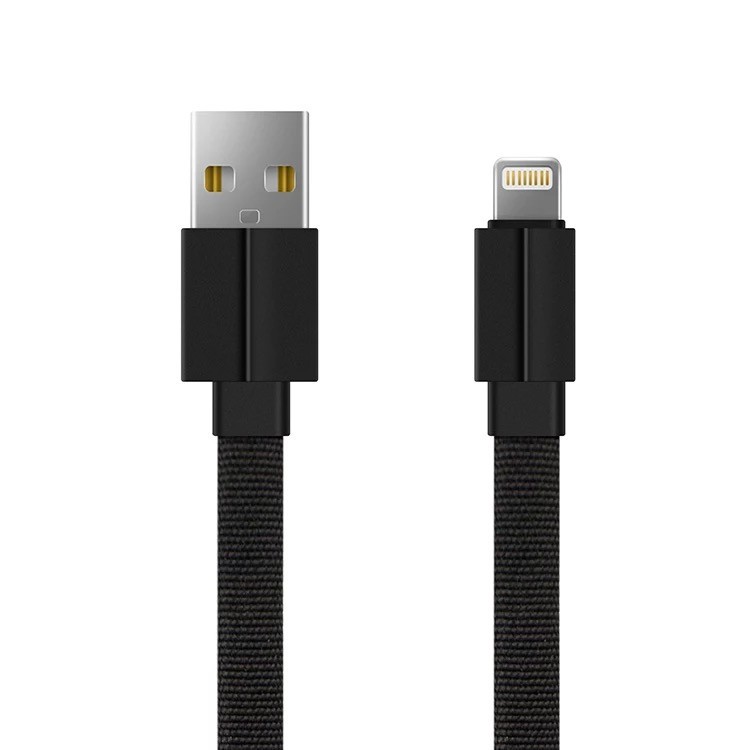 Міцний кабель для заряджання телефону 1.5 А USB - Lightning 1м