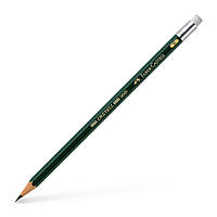 Олівець чорнографітний з гумкою CASTELL 9000 Faber-Castell ступінь твердості B, 119201