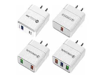 Зарядний пристрій 220В 3,5А QC3.0 USBx3 16-222