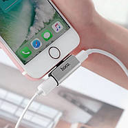 Перехідник конвертер аудіо 2 в 1 Lightning - Lightning Hoco LS24, фото 5