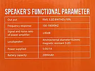 Колонка музична портативна Bluetooth JBK-S1, фото 3