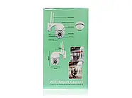 Відеокамера для спостереження з мікрофоном WIFI IP 3,6 Мп JT-8175QP Вулична бездротова смарт-камера, фото 2