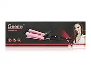 Потрійна плойка хвиля для завивки волосся 90Вт Gemei GM-1956, фото 7