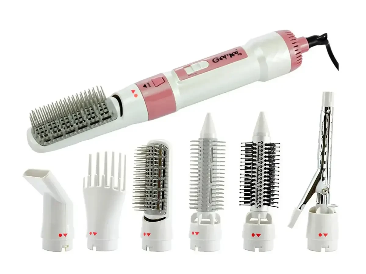 Фен стайлер 7 в 1 1200Вт Gemei GM-4836, фото 1