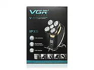 Електробритва 5в1 для гоління бороди та голови VGR V-316, фото 5