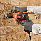 Дриль мережевий ударний BLACK+DECKER BEH710K, фото 4