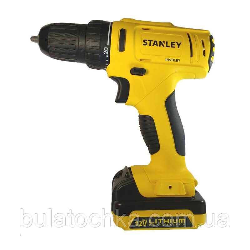 Дриль-шурупокрут акумуляторний STANLEY SCD121S2K