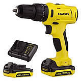 Дриль-шурупокрут акумуляторний STANLEY SCD121S2K, фото 3