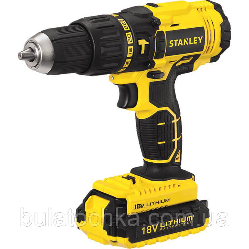 Дриль-шурупокрут акумуляторний ударний STANLEY SCH201D2K