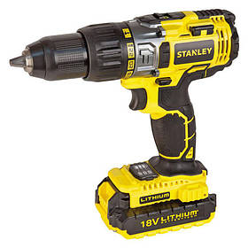 Дриль-шурупокрут акумуляторний ударний STANLEY STDC18LHBK