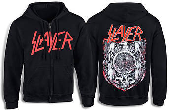 Толстовка на змійці SLAYER Щит з орлом, фото 1