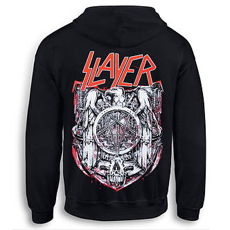 Толстовка на змійці SLAYER Щит з орлом, фото 4