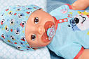 Лялька Бебі Борн Чарівний хлопчик Ніжні обійми Baby Born Zapf Creation 827963, фото 6