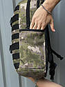 Чоловічий рюкзак Fazan V2 у кольорі зелений камуфляж | Чоловічий  камуфляжний рюкзак, фото 9