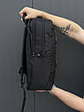 Чоловічий рюкзак Fazan V2 у чорному кольорі | Чорний чоловічий рюкзак, фото 6