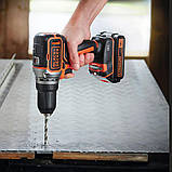 Дриль-шурупокрут акумуляторний безщітковий BLACK+DECKER BL186N, фото 6