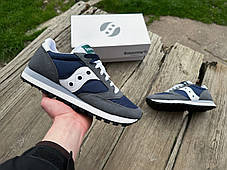 Чоловічі кросівки Saucony Jazz Original 2044-667s Gray Navy сірі з синім  Оригінал, фото 4