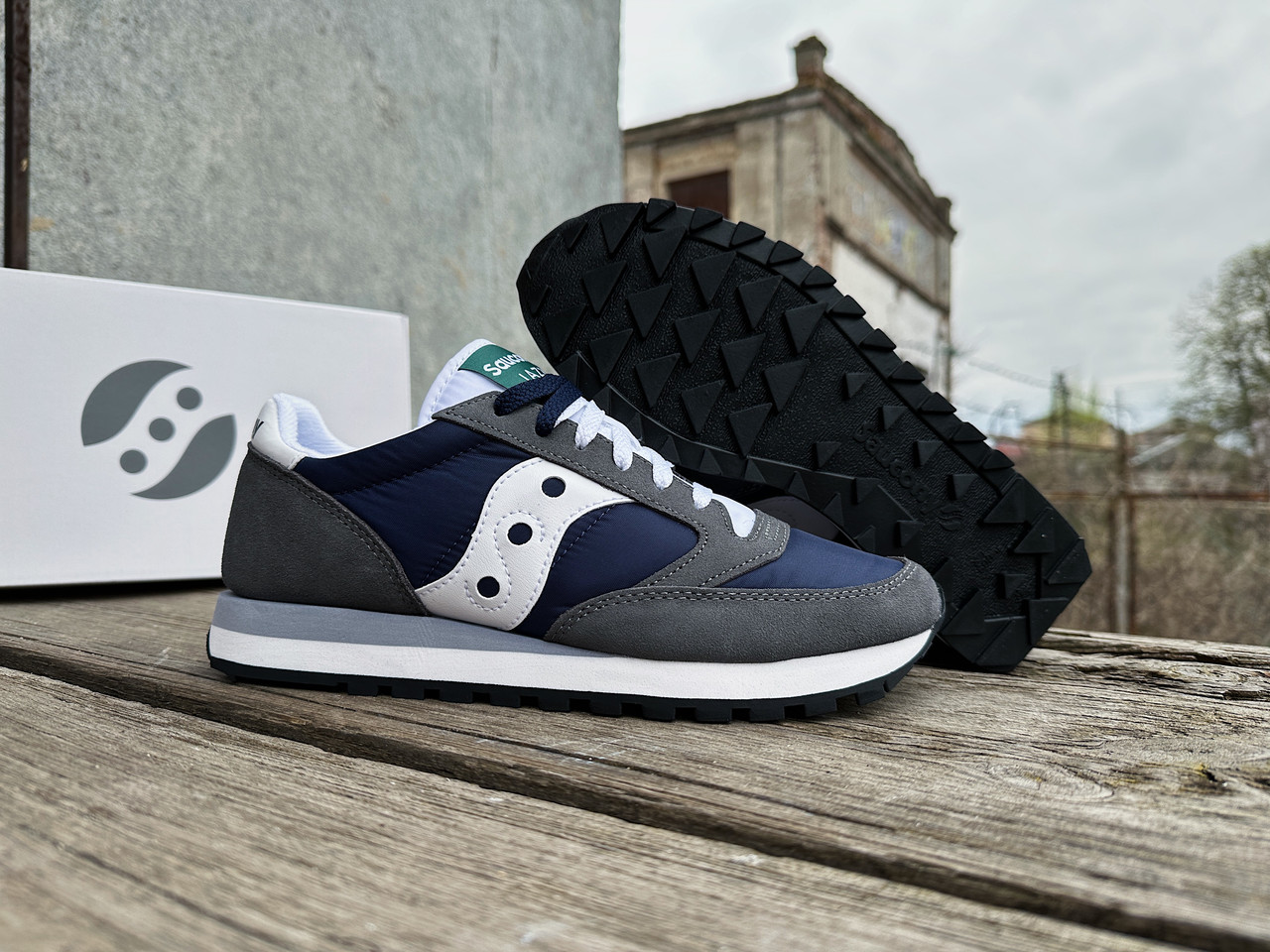 Чоловічі кросівки Saucony Jazz Original 2044-667s Gray Navy сірі з синім  Оригінал