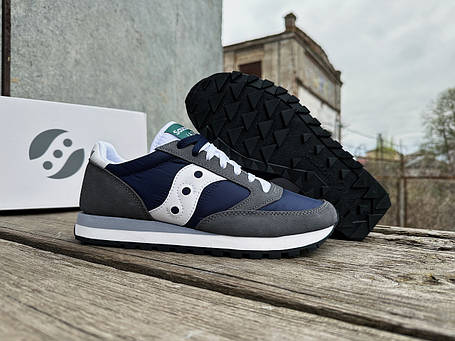 Чоловічі кросівки Saucony Jazz Original 2044-667s Gray Navy сірі з синім  Оригінал, фото 1