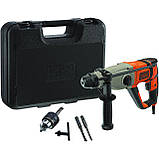 Перфоратор мережевий SDS-Plus BLACK+DECKER BEHS02K, фото 4