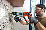Перфоратор мережевий SDS-Plus BLACK+DECKER BEHS02K, фото 9
