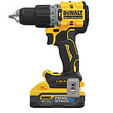 Дриль-шурупокрут акумуляторний безщітковий ударний DeWALT DCD805H2T, фото 3