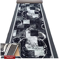 80 см INVERNESS - ковровая дорожка на отрез, серый цвет, для коридора, кухни и на балкон