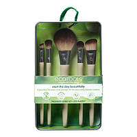 ECOTOOLS Набор кистей для макияжа EcoTools Start The Day Beautifully Kit Начни прекрасный день