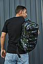 Чоловічий рюкзак Fazan V1 у зеленому кольорі | Чоловічий камуфляжний  рюкзак, фото 8