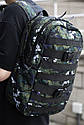 Чоловічий рюкзак Fazan V1 у зеленому кольорі | Чоловічий камуфляжний  рюкзак, фото 10
