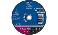 Pferd Круг відрізний 230*3,2*22 SG CAST+STEEL чавун/сталь