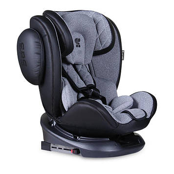 Автокрісло Lorelli AVIATOR ISOFIX (0-36 кг) (black/light grey)