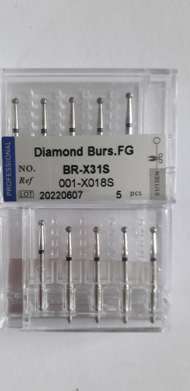 BR — X31S кулька на довгій ніжці чорний 018 5 шт.