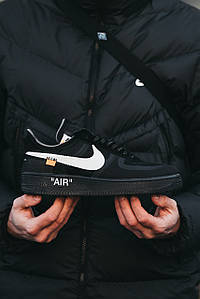 Чоловічі Кросівки Nike Air Force 1 x Off-White Black White 42-43