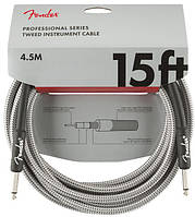 Инструментальный кабель FENDER CABLE PROFESSIONAL SERIES 15' WHITE TWEED (4.5 м)