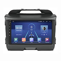 Штатна магнітола Lesko для Kia Sportage III 2010-2014 екран 9" 2/32Gb/4G/ Wi-Fi Premium GPS Android Кіа