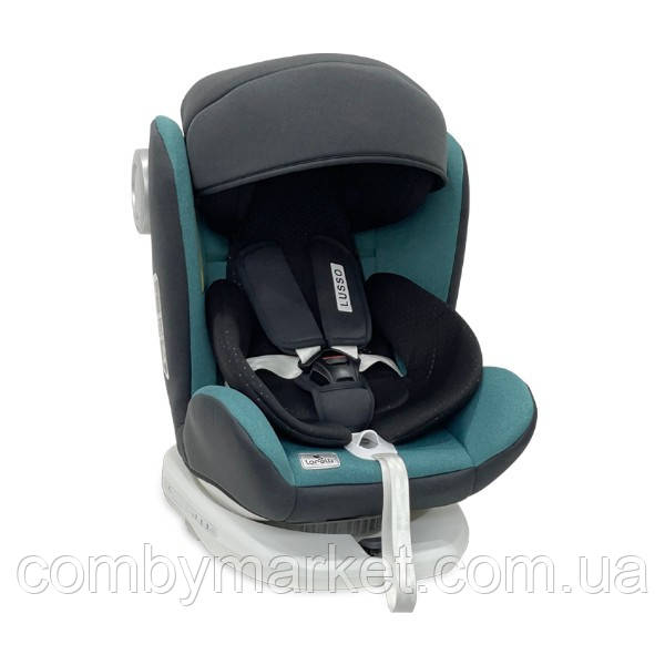 Автокрісло Lorelli LUSSO SPS ISOFIX (0-36 кг) (brittany blue)